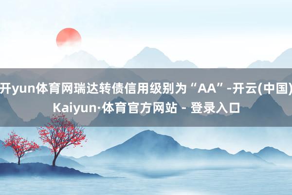 开yun体育网瑞达转债信用级别为“AA”-开云(中国)Kaiyun·体育官方网站 - 登录入口